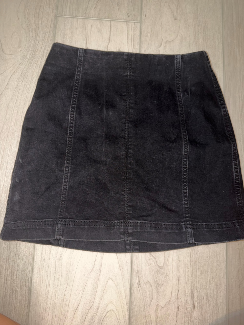 wild fable Black Denim Mini Skirt